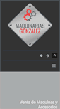 Mobile Screenshot of maquinariasgonzalez.com